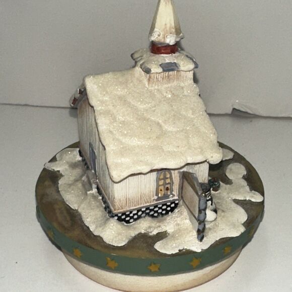 OUR AMERICAN Yankee Candle - WINTER CHURCH CANDLE TOPPER - Picture 7 of 10